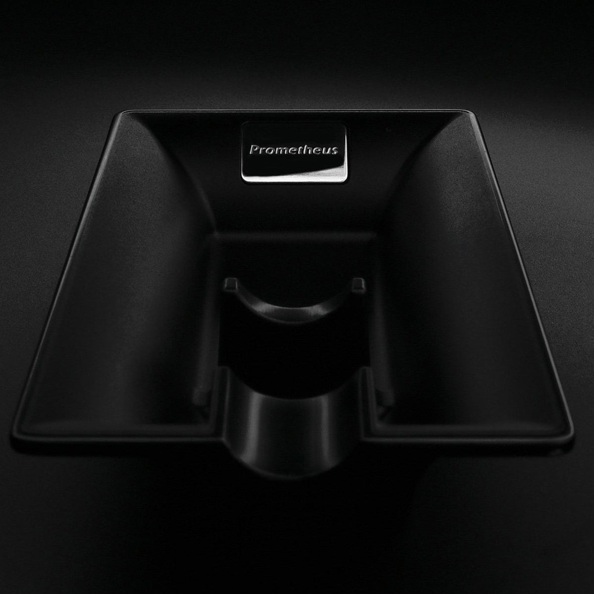 Prometheus ACCESSORIES Prometheus  Black Matte Metal Ashtray / Single Groove  ASH-METAL/B1.
