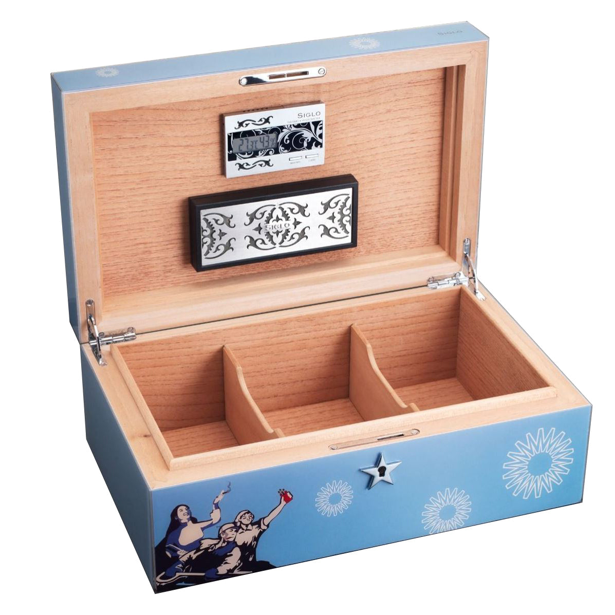 SIGLO ACCESSORIES 367 x 229 x 135mm SIGLO VIETNAM PROPAGANDA HUMIDOR