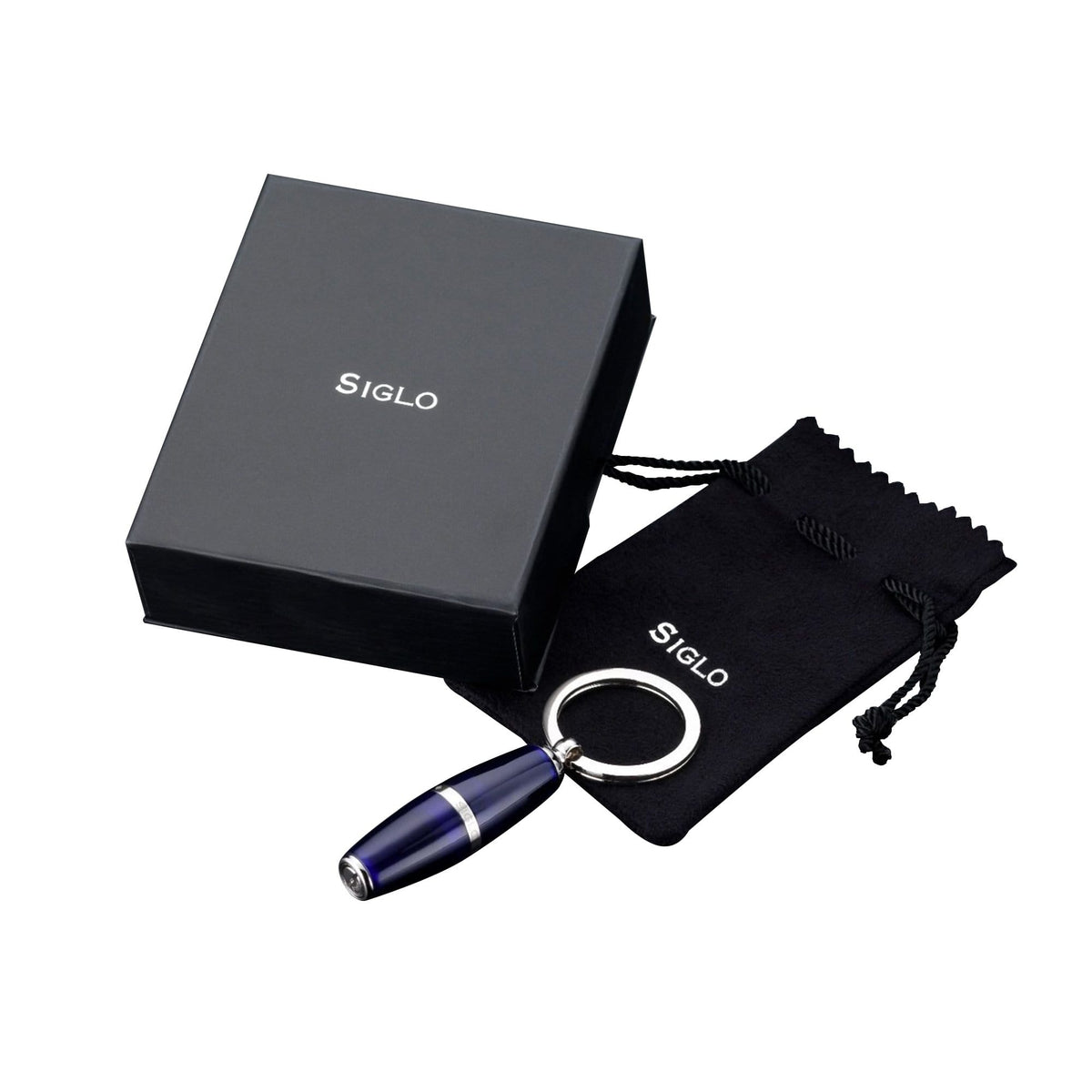 SIGLO ACCESSORIES Blue ĐỤC LỖ XÌ GÀ HÌNH VIÊN ĐẠN