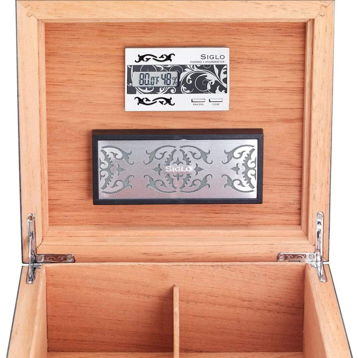 SIGLO ACCESSORIES Blue SIGLO HUMIDOR COBALT BLUE 50