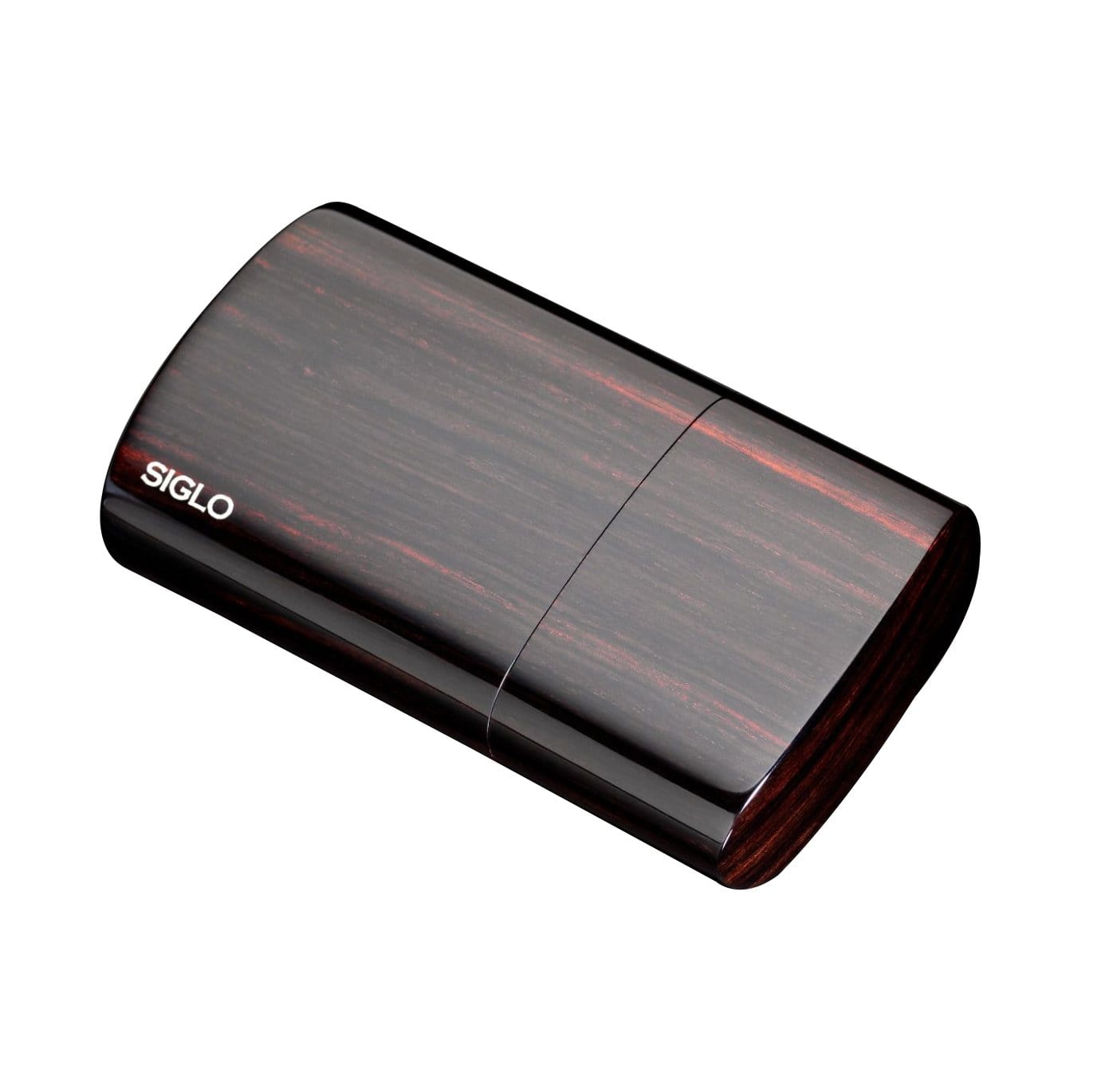 SIGLO ACCESSORIES BROWN SIGLO MACASSAR EBONY WOODEN CASE