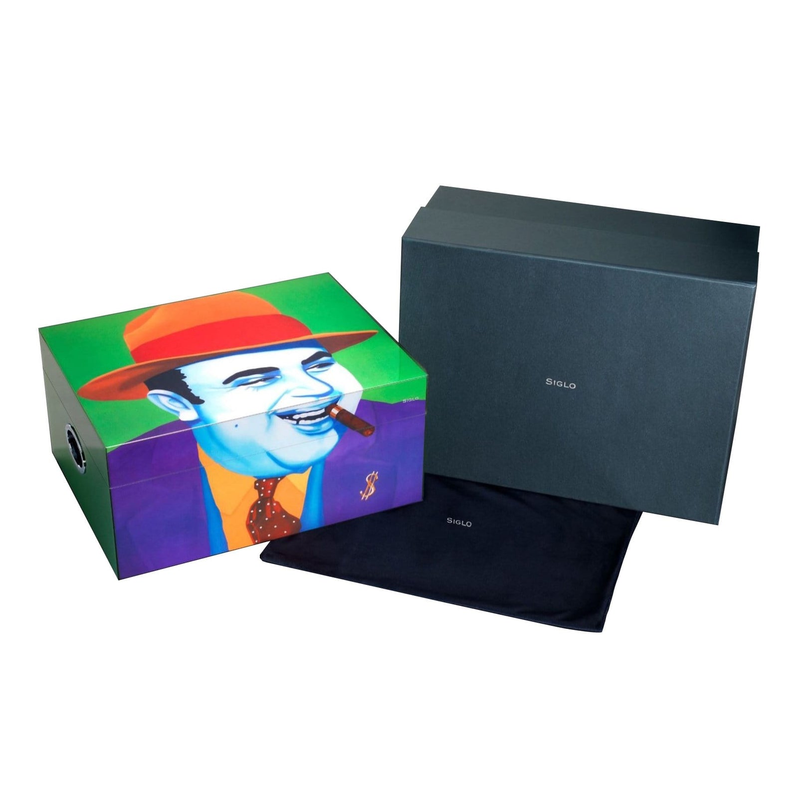 SIGLO ACCESSORIES HỘP GIỮ ẨM XìGà AL CAPONE