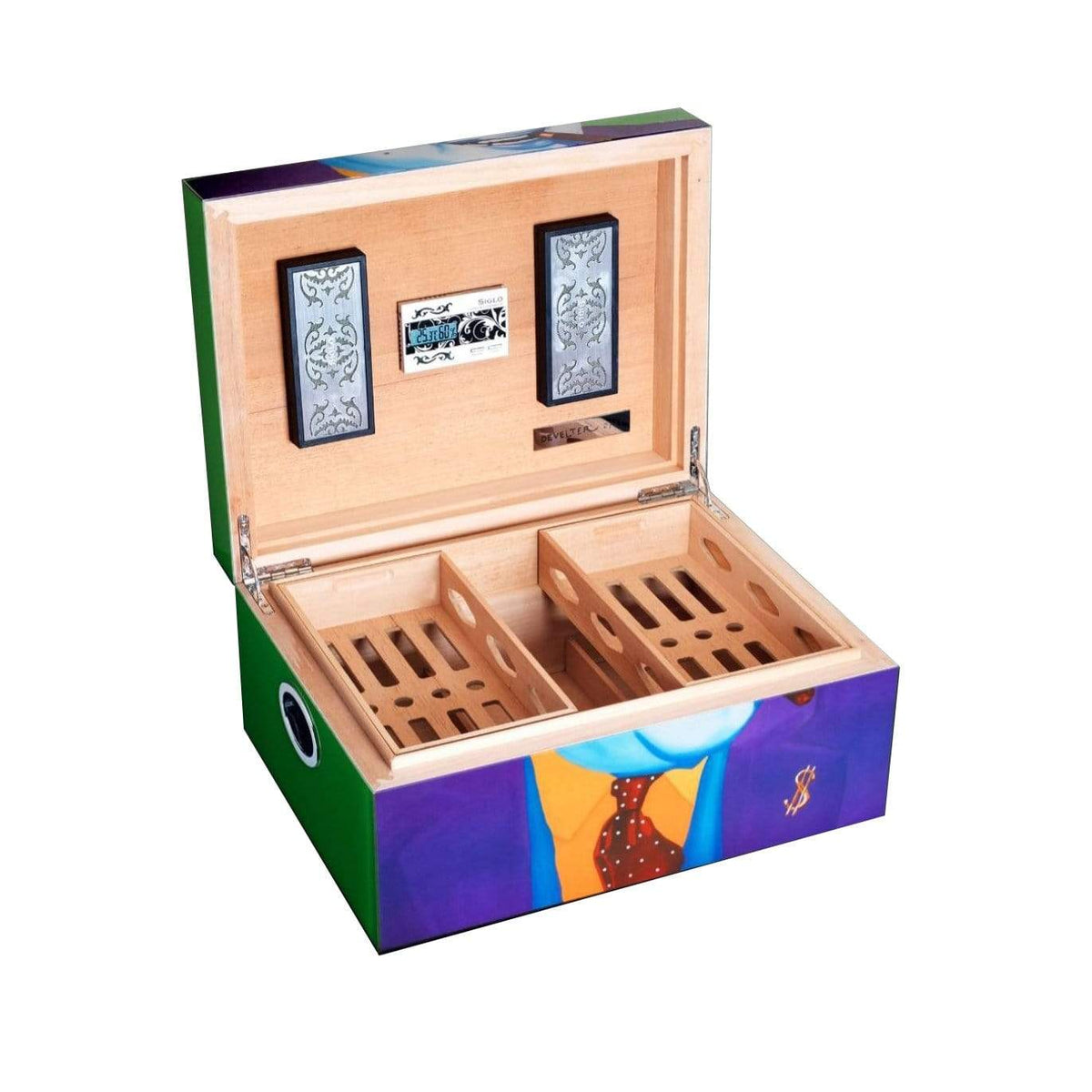 SIGLO ACCESSORIES HỘP GIỮ ẨM XìGà AL CAPONE