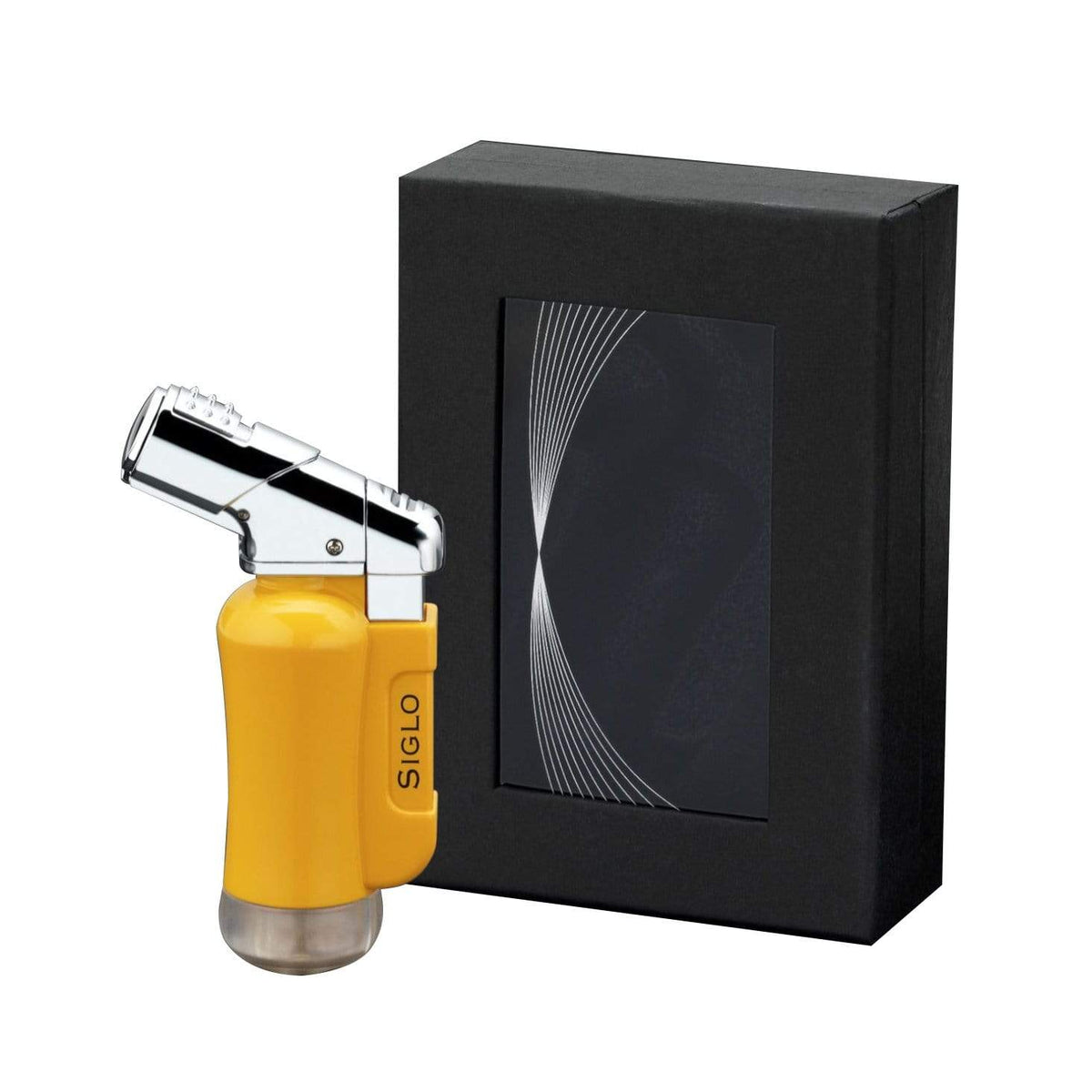 SIGLO ACCESSORIES MINI TORCH LIGHTER YELLOW