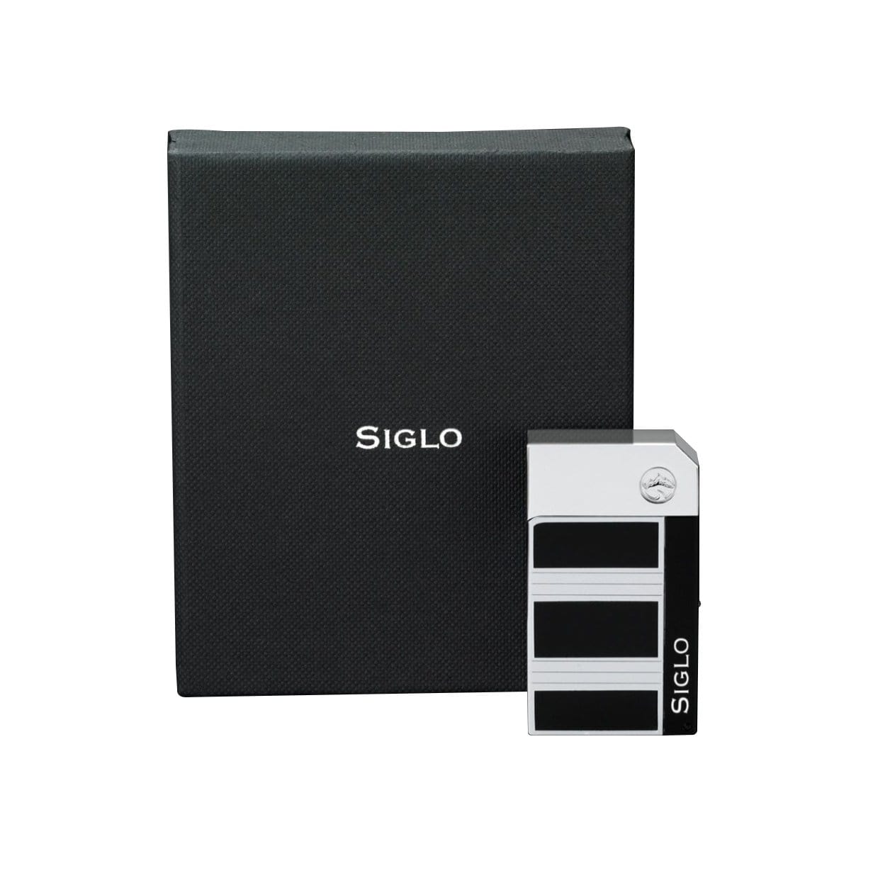 SIGLO ACCESSORIES SIGLO HIGH ALTITUDE OBSIDIAN CHROME LIGHTER