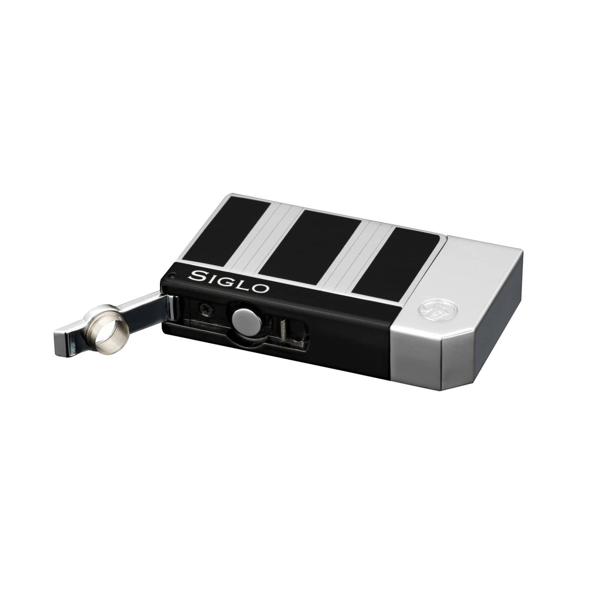 SIGLO ACCESSORIES SIGLO HIGH ALTITUDE OBSIDIAN CHROME LIGHTER