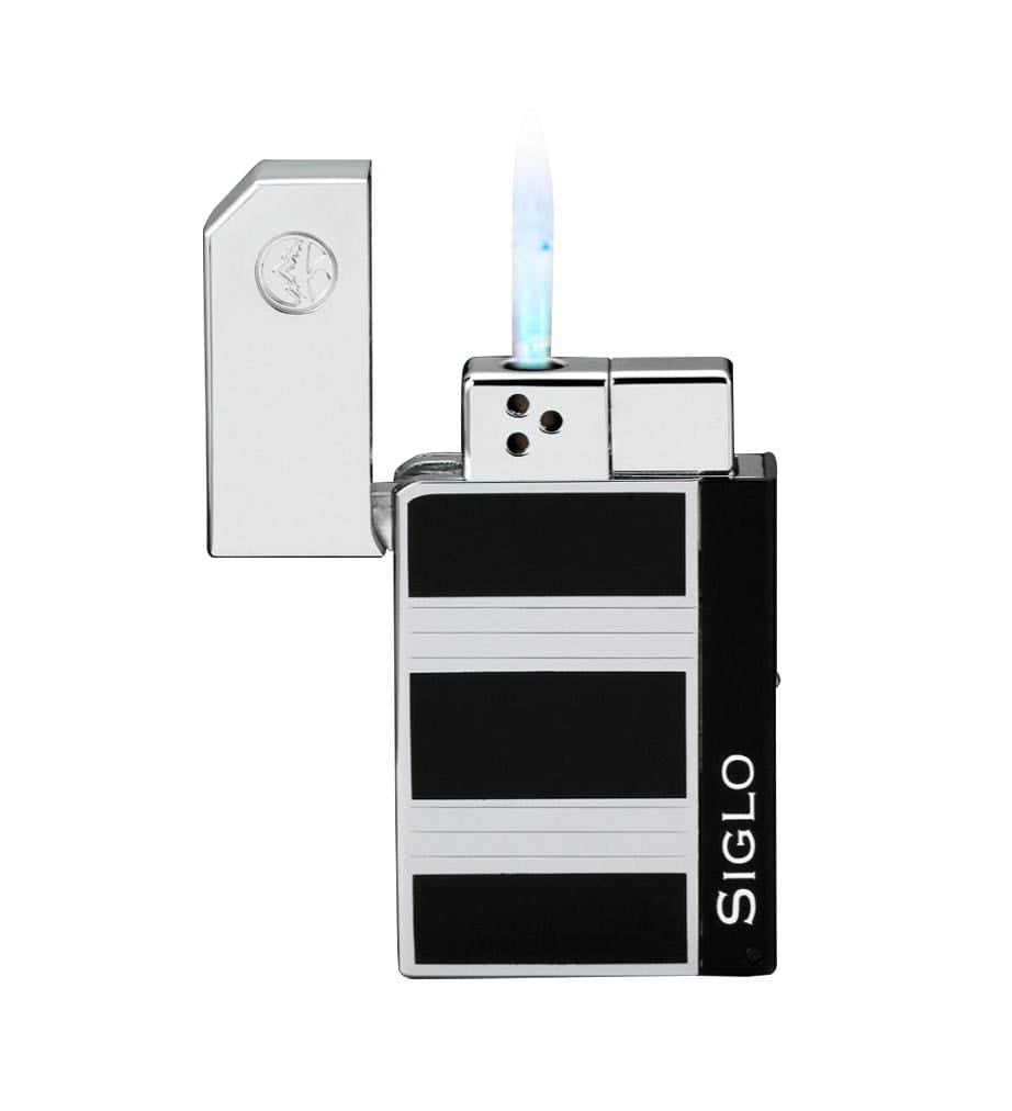 SIGLO ACCESSORIES SIGLO HIGH ALTITUDE OBSIDIAN CHROME LIGHTER